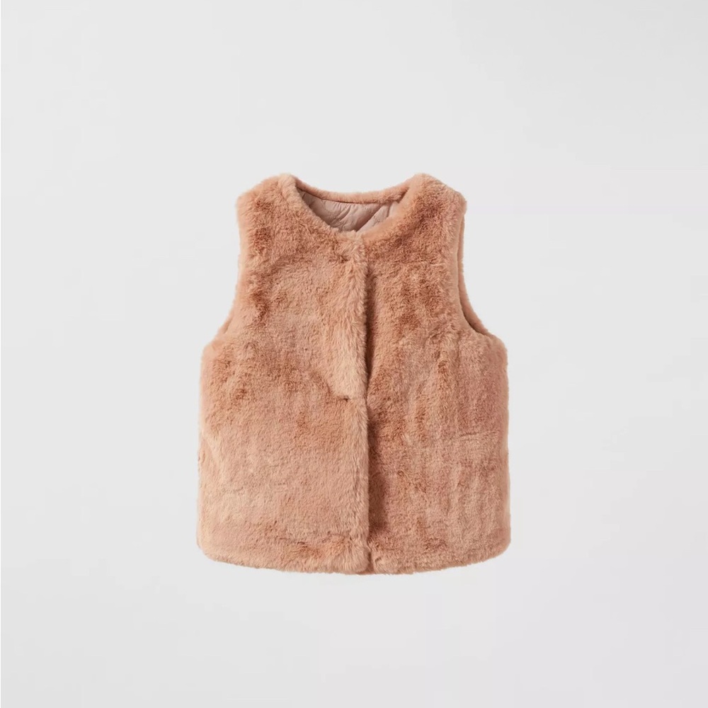 Zara kid’s REVERSIBLE FAUX FUR V.EST